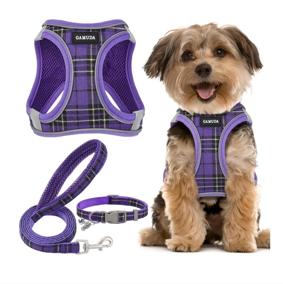 PONCRAFTS Other - Pet Harness Collar and Leash Set